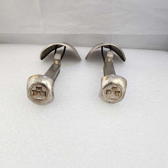 Vtg A&J Hammered Metal Shoe Tree Shaper Stretcher Adjustable Pair - Picture 4 of 10